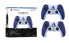 Sony - PlayStation 5 DualSense Wireless Controller 2-Pack God of War Ragnarok - Blue