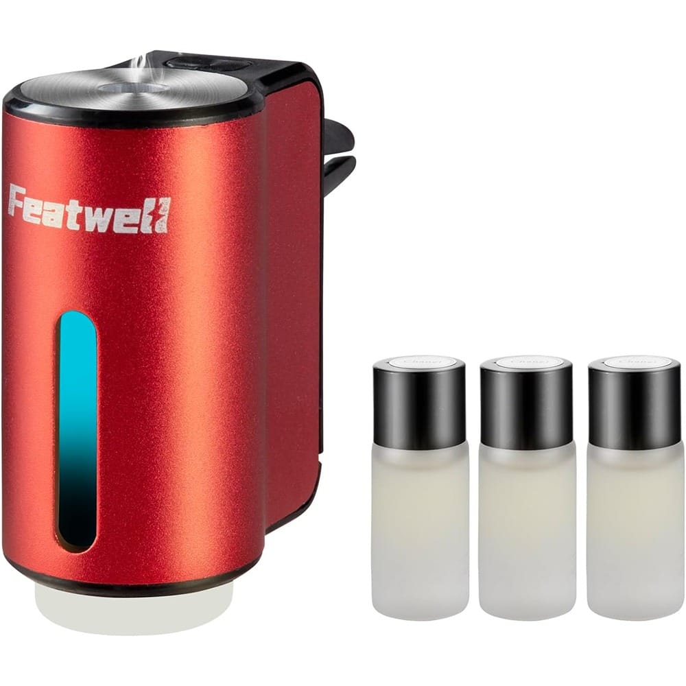 RTMB - Car Essential Oil Diffuser – Red, Aromatherapy, Vehicle Humidifier