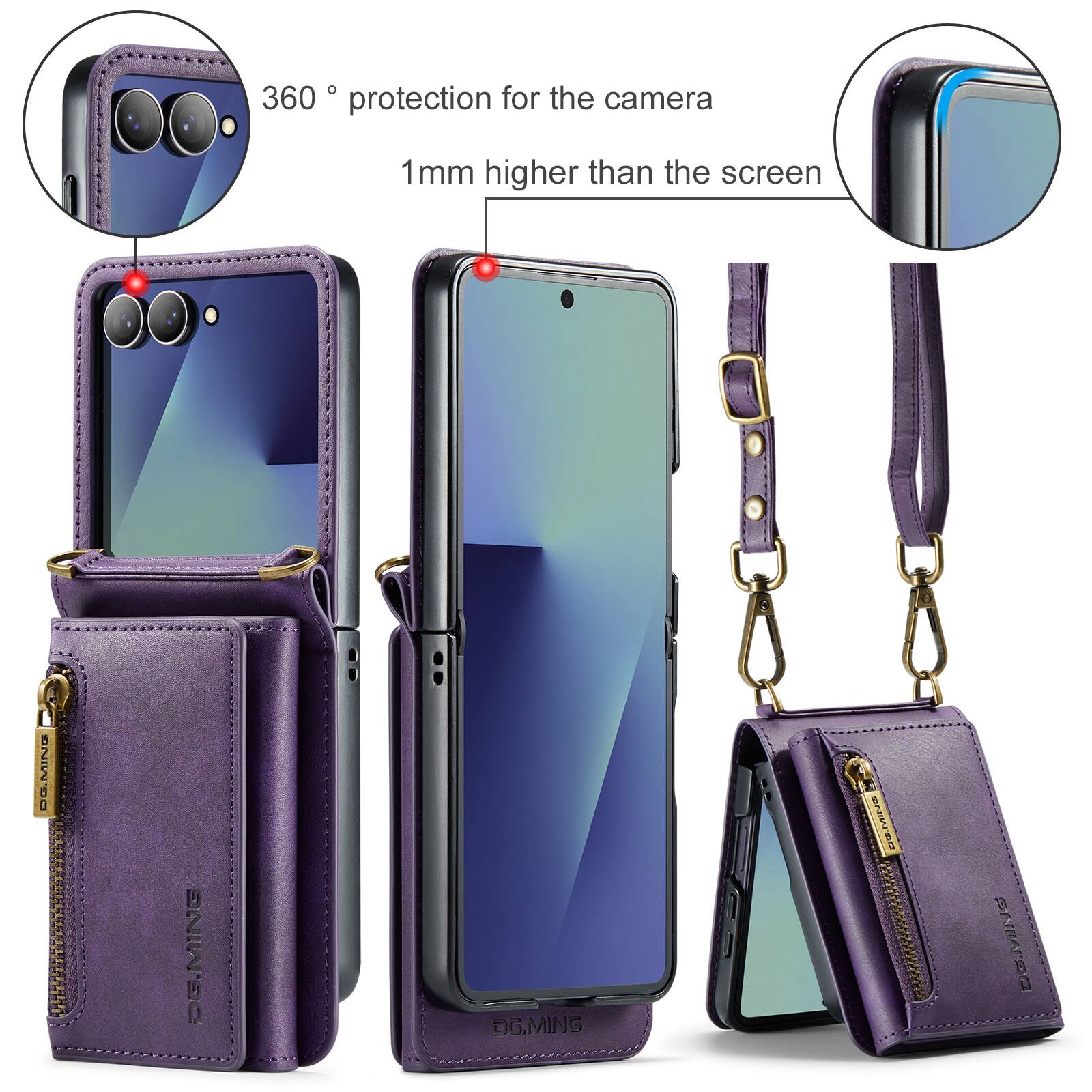 360° protection for the camera  
1mm higher than the screen  
DG.MING  
DS.MINS  
DG.MING