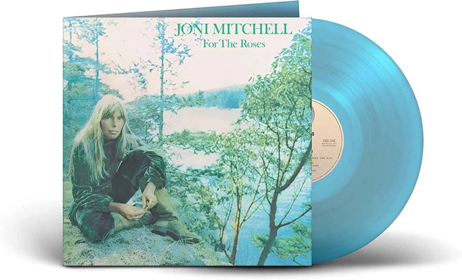 Joni Mitchell - For The Roses - Curacao Colored Vinyl - VINYL LP