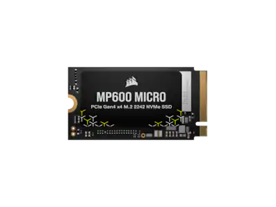 CORSAIR MP600 MICRO M.2 2242 key M, single sided 1TB PCIe Gen 4.0 CORSAIR MP600 MICRO M.2 2242 key M, single sided 1TB PCIe Gen 4.0