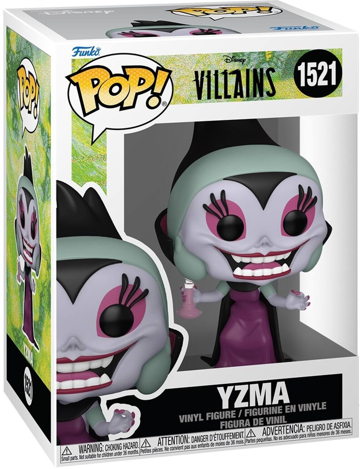 BoTeaty OP Tapky Funko DisNey VILLAINS 1521 I POP! TA E YZMA EN VINYLE FIGURE I/ FIGURINE VINYL DE VINIL FIGURA PELIGRO DE ASFIXIA. D'TOUFFEMENT. ADVERTENCIA: para nios menores de 36 meses. DANGER pequeas. No es adecuado HAZARD. ATTENTION: aux enfants de moins de 36 mois Partes WARNING: CHOKING Petites pieces. Ne convient pas for children under 36 months, Smal parts. Not suitable