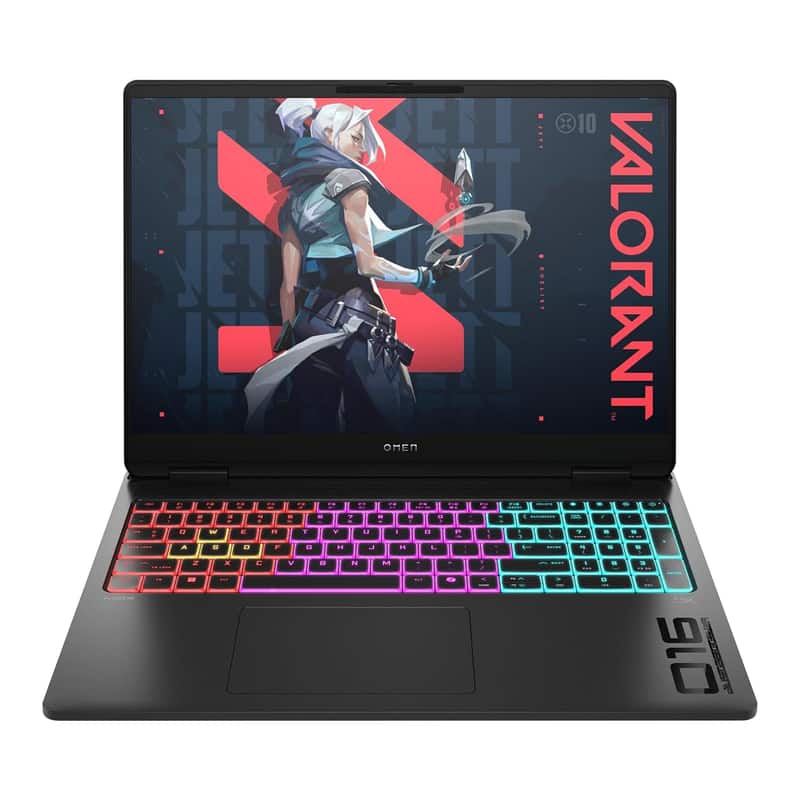 HP OMEN - MAX 16" WQXGA Gaming,AMD Ryzen AI 9 HX 375,64GB RAM,RTX 5080,4TB SSD,Backlit Keyboard,Win 11 - Black