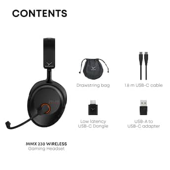 Beyerdynamic MMX 230 Wireless Gaming Headset with ANC, Low Latency Beyerdynamic MMX 230 Wireless Gaming Headset with ANC, Low Latency