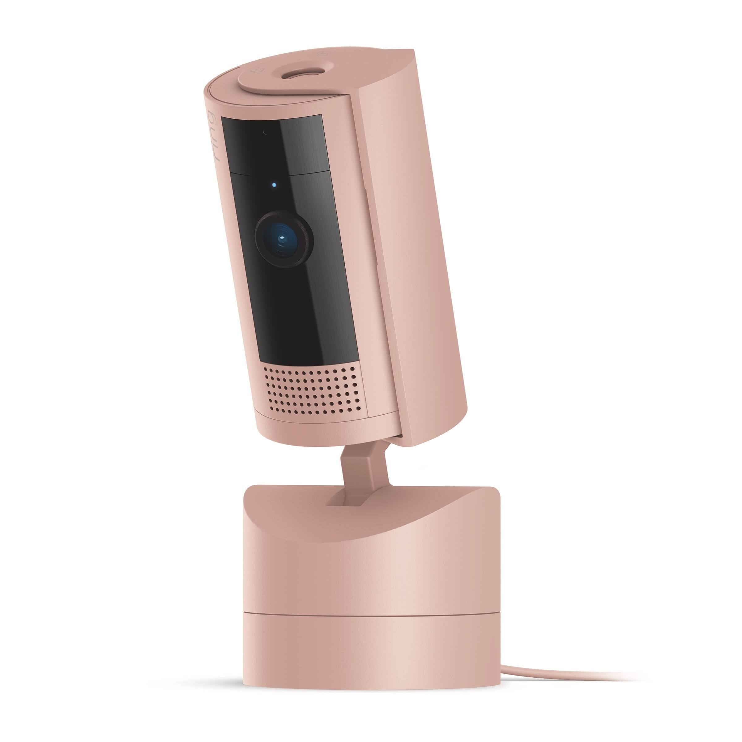 Alt View 17. Ring - Pan-Tilt Indoor Security Cam with 360° Horizontal Pan Coverage, Live View & Two-Way Talk, and HD Video - Blush.