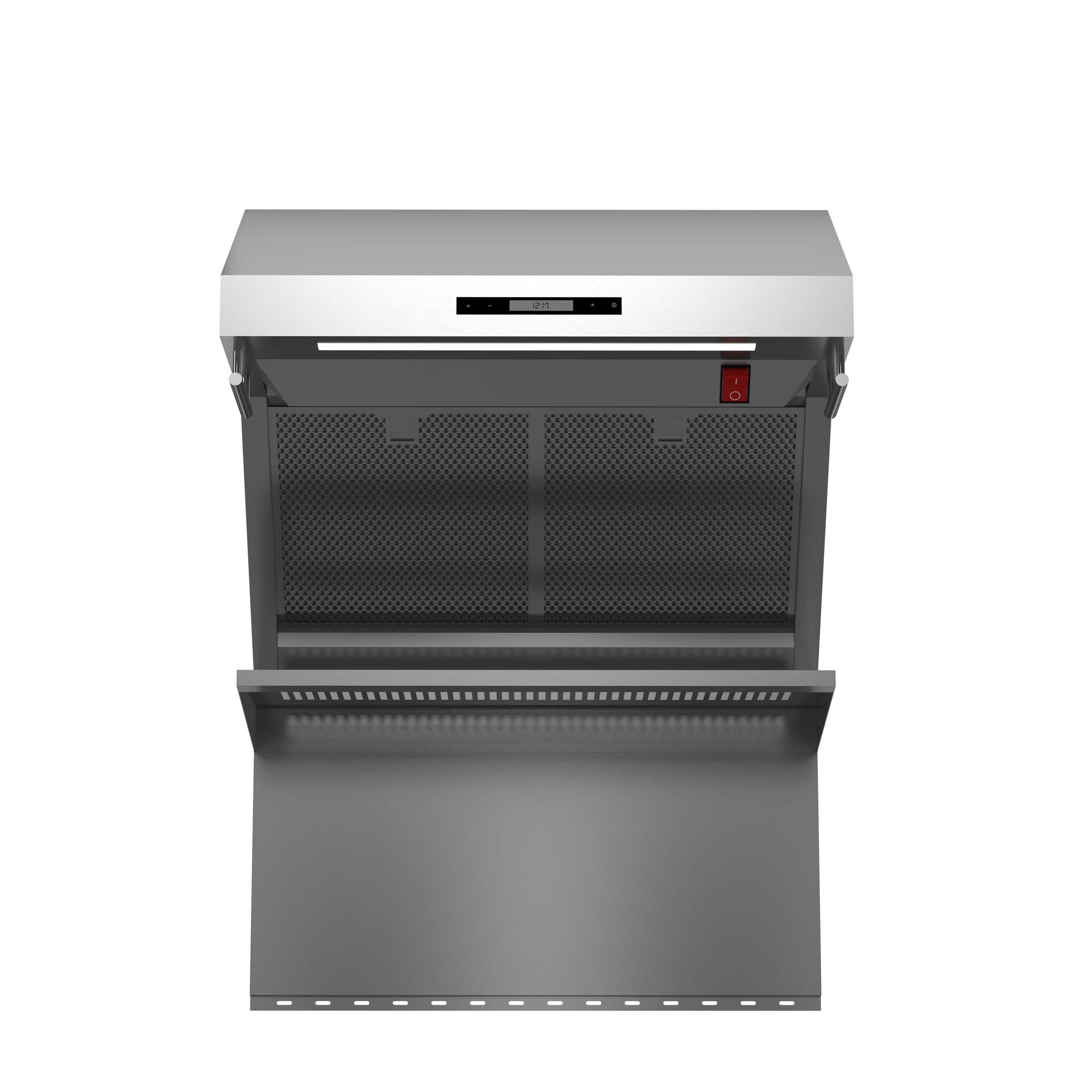 Forno Appliances - 30 inches - Externally Vented - Wall Range Hood - Silver - Front_Zoom