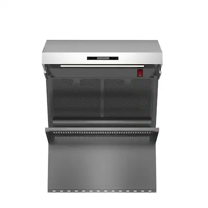 Front. Forno Appliances - Savona 30" Vented Wall Mounted Hybrid Range Hood - Silver.