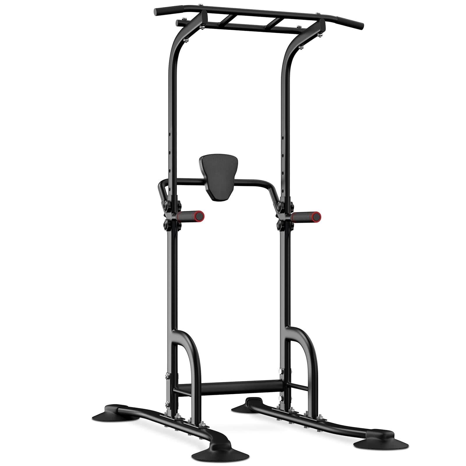 ThinkLink Electronic - Power Tower Pull Up Bar Dip Station/stand For Home Gym Strength Workout Equipment - Black-02