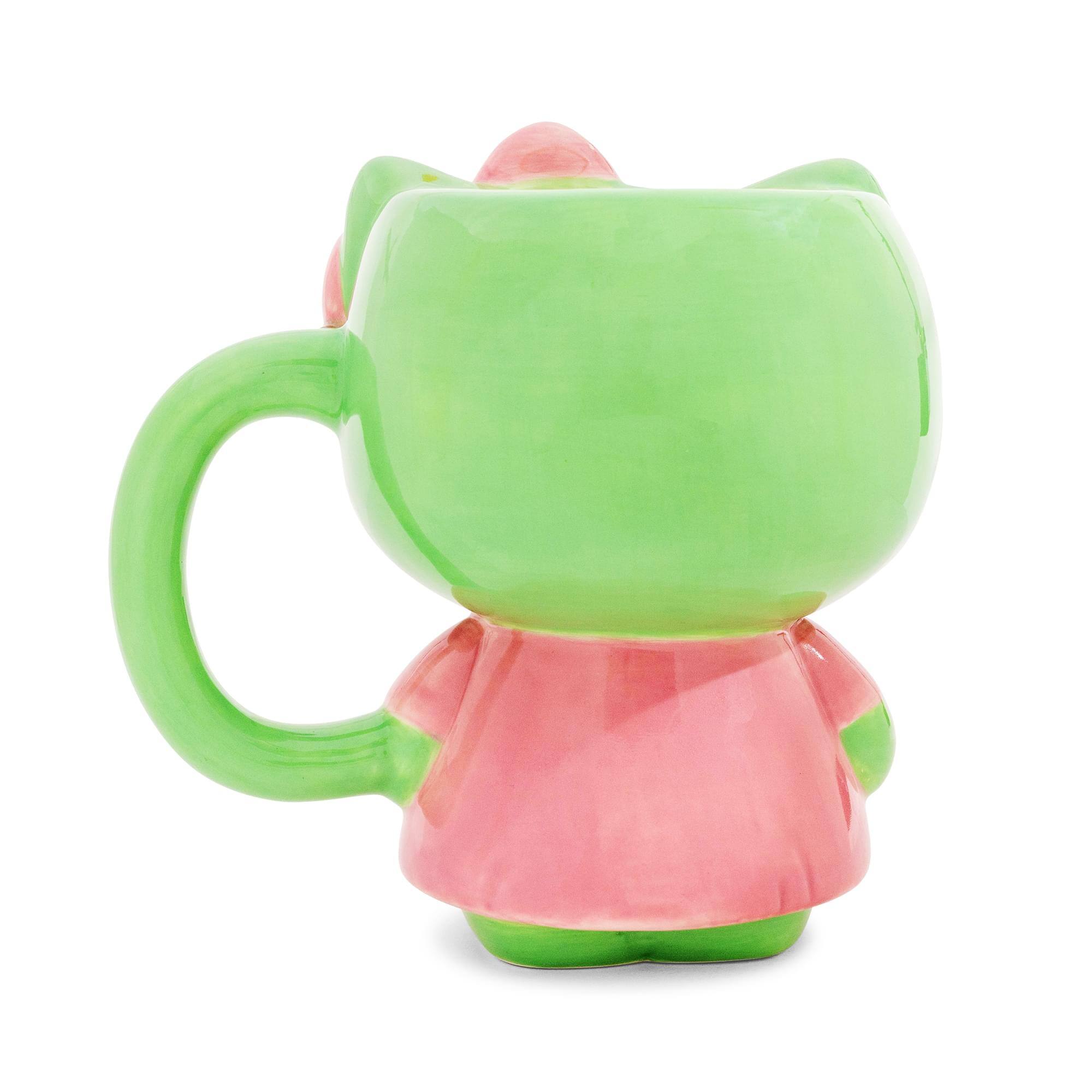 Alt View 2. Silver Buffalo - Sanrio Hello Kitty Frankenstein Pink Dress 20-Ounce Ceramic 3D Sculpted Mug - Multi-Colored.