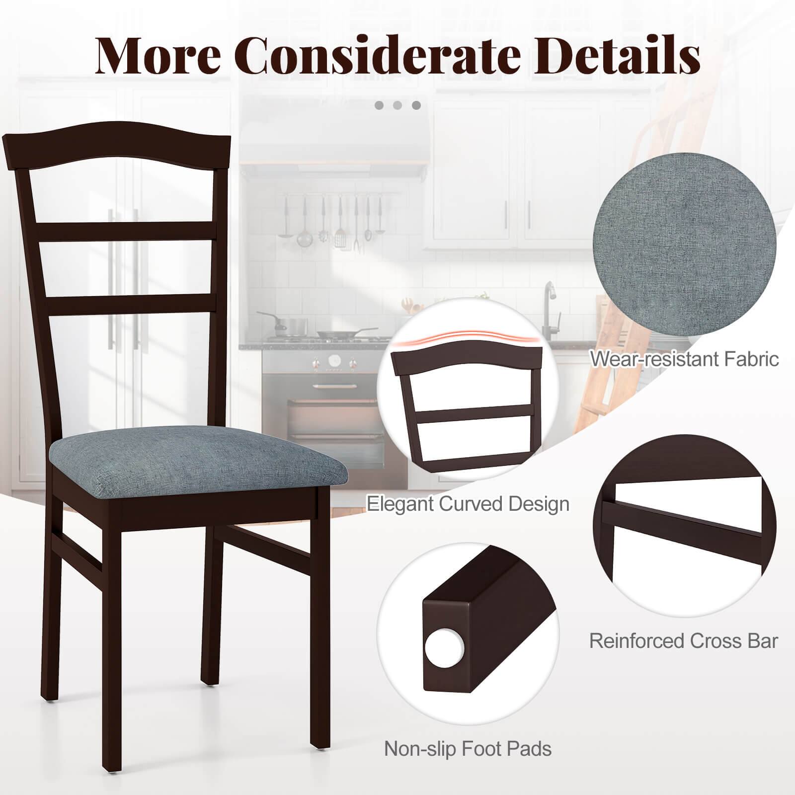 More Considerate Details

- Wear-resistant Fabric
- Elegant Curved Design
- Reinforced Cross Bar
- Non-slip Foot Pads