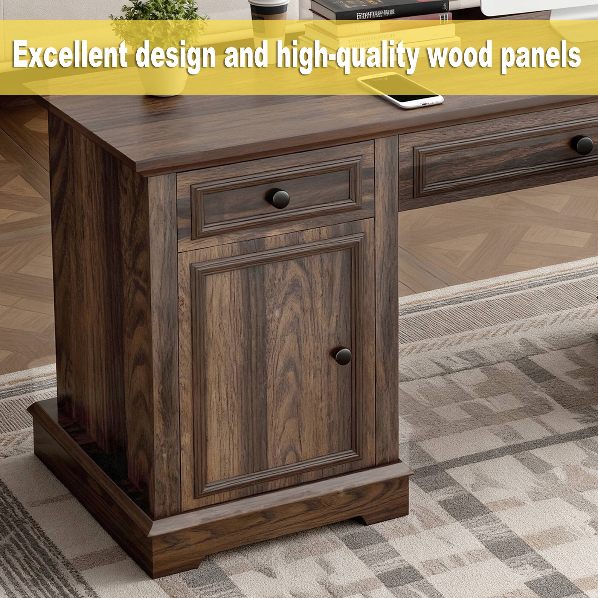 Excellent design and high-quality wood panels