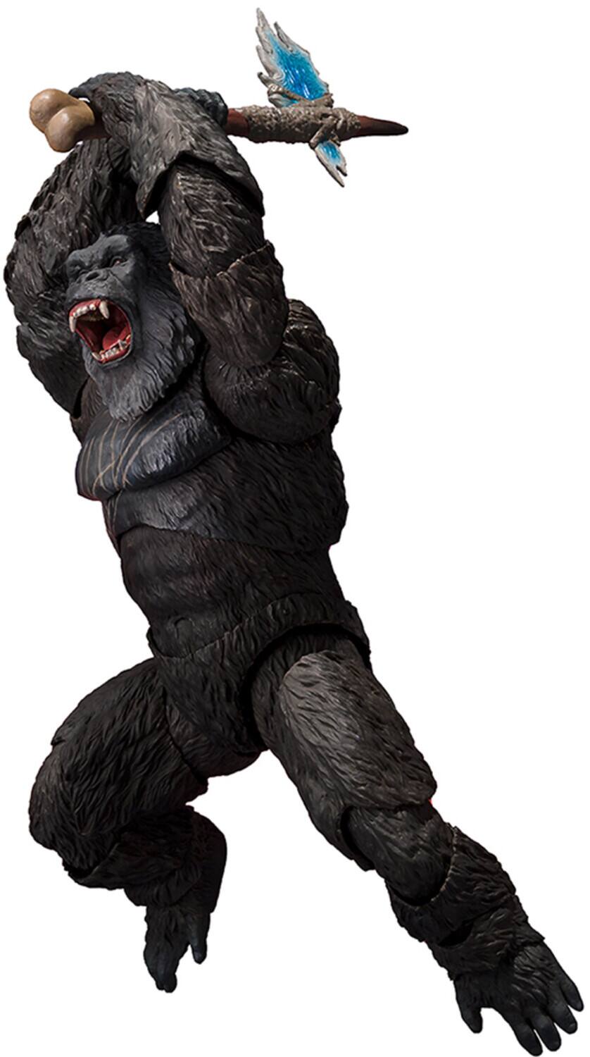 Front. Bandai - Bandai - Godzilla x Kong: The New Empire - S.H.MonsterArts - Kong (2024)   - Collectibles - Multicolor.