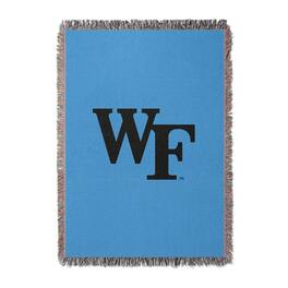 Chad & Jake - Wake Forest Demon Deacons Woven Blanket - Blue