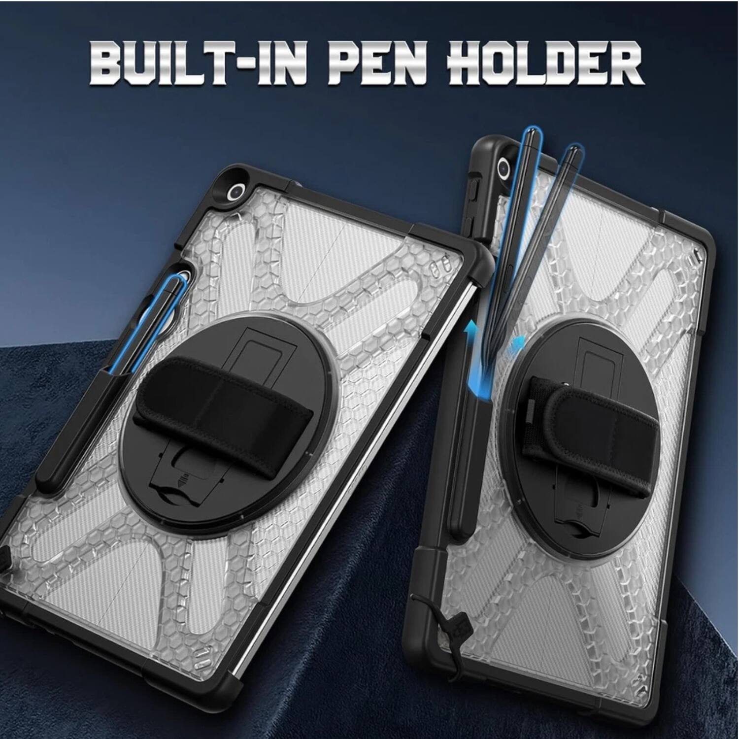 BUILT-IN PEN HOLDER