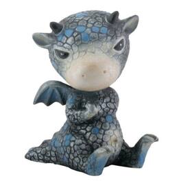Pacific Trading - Mythical Vicious Baby Dragon Sitting Fantasy Figurine 2.75 inch