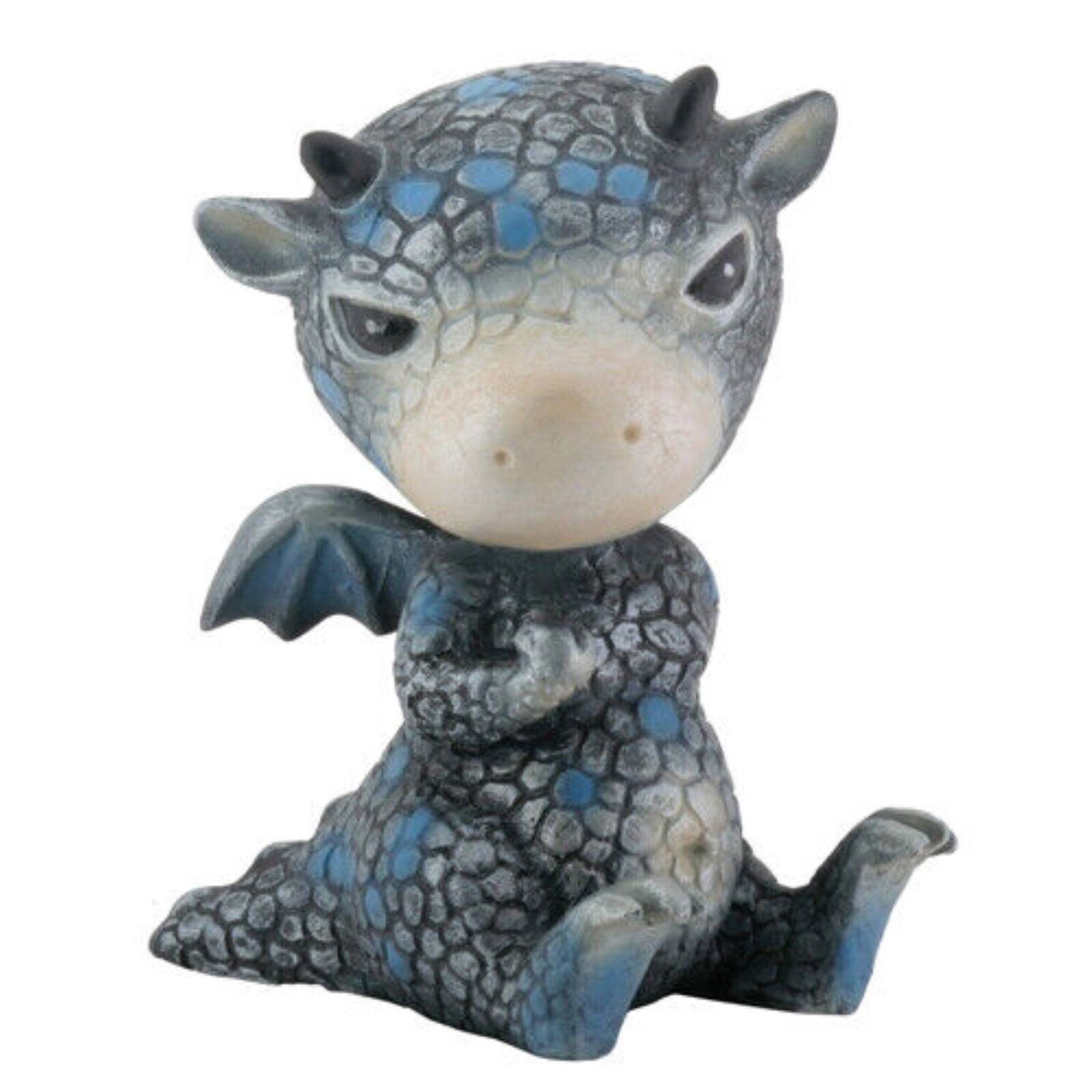 Front. Pacific Trading - Mythical Vicious Baby Dragon Sitting Fantasy Figurine 2.75 inch.