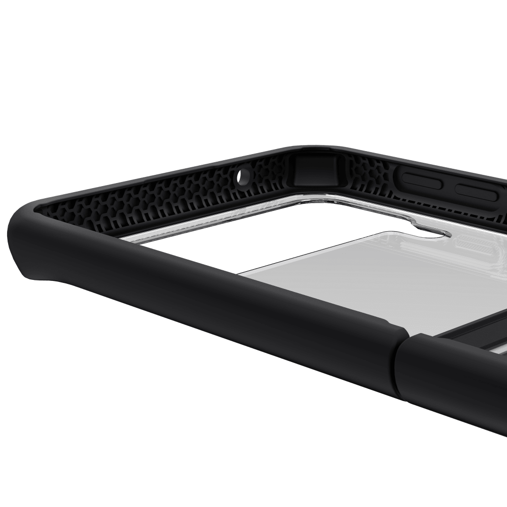 Alt View 4. Itskins - ITSKINS Hybrid // Solid Case for Samsung Galaxy Z Flip3 5G - Clear/Black - Black.