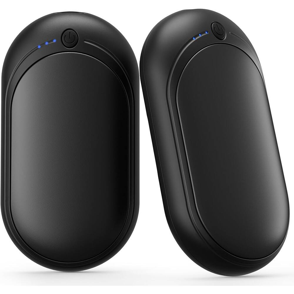 Front. MOSZAR LLC - Hand Warmers 2-Pack, Rechargeable 6000mAh Electric Pocket Heater.