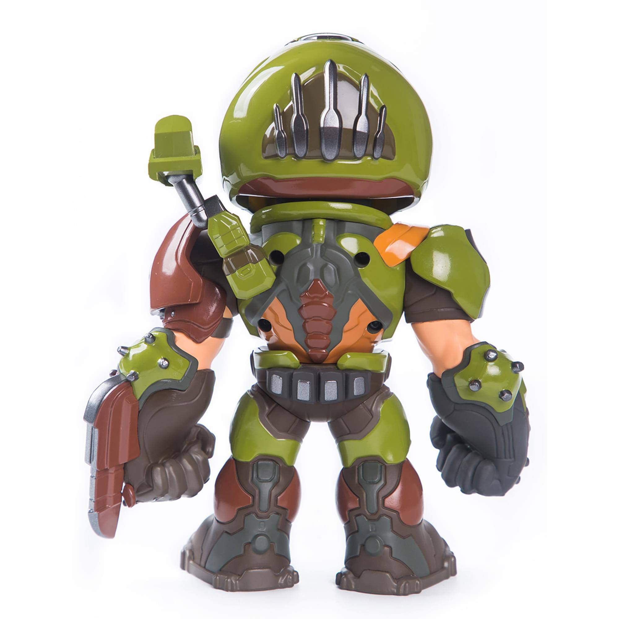 Alt View 3. Gaming Heads - DOOM Slayer 7 Inch Collectible Figure - Multi-Colored.