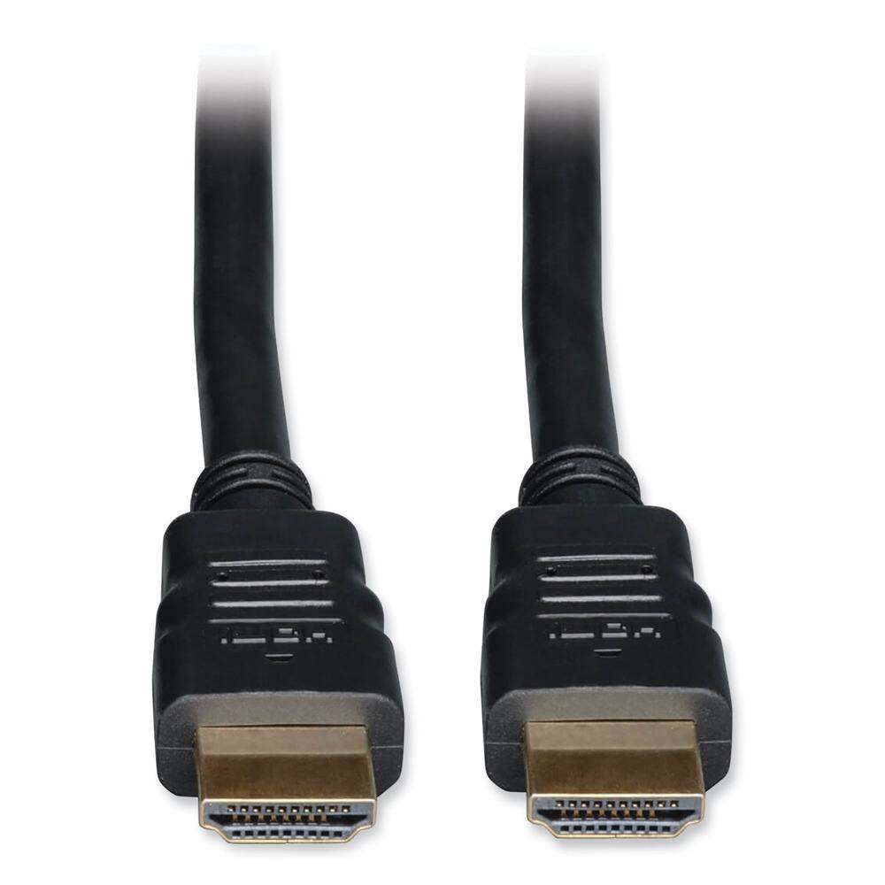 Front. Tripp Lite - P569-003 3 ft. Digital Video with Audio Male/Male High Speed HDMI Cable with Ethernet - Black - Black.