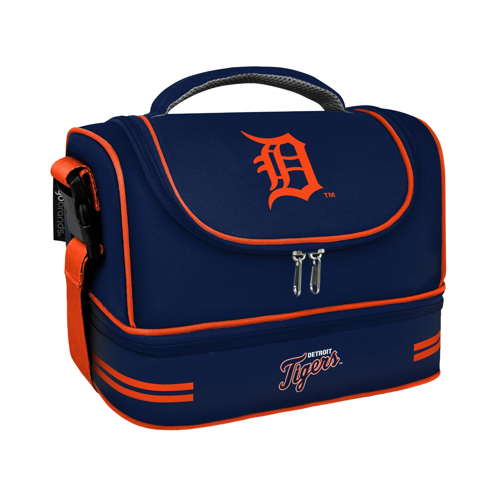 Logo Brands - Detroit Tigers Lunch Cooler - Navy