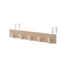 Yamazaki Home - Over-the-Door Rack - Wood - Brown