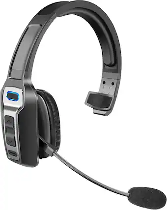 Front. Vulpecula Spade - Trucker Bluetooth Headset, V5.2 Wireless Headset with Upgraded Microphone AI Noise Canceling.