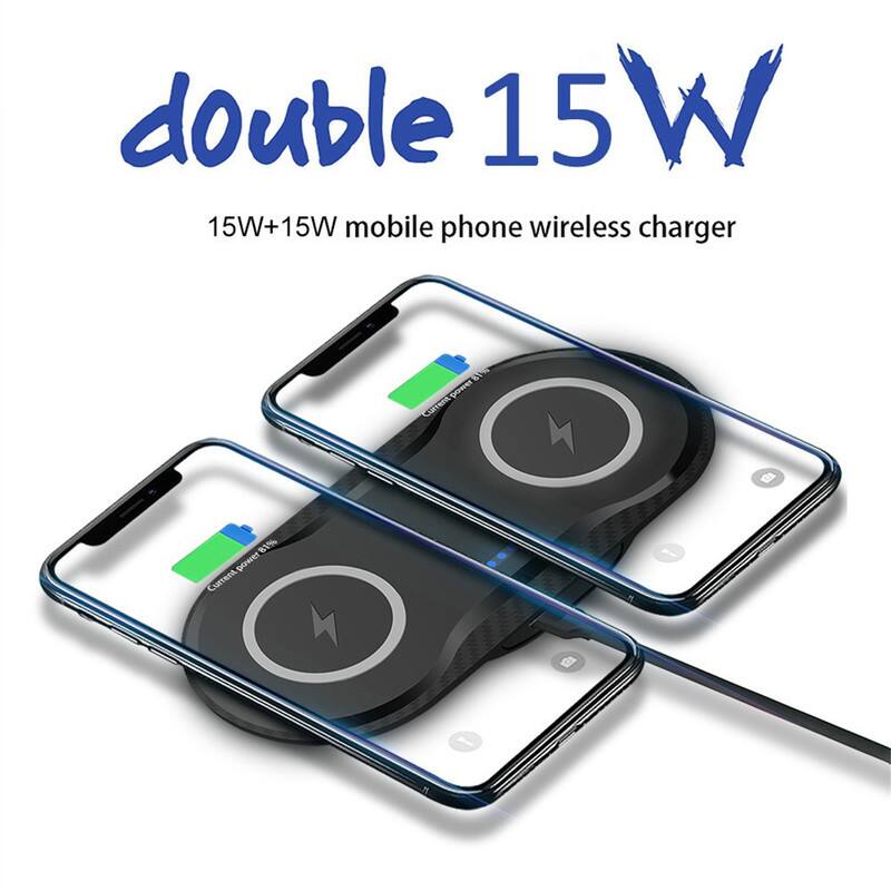 double 15W  
15W+15W mobile phone wireless charger