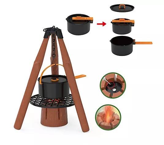 Alt View 1. Contixo - Contixo CS1 Kids Outdoor Camping Playset, 34-Piece Kit with Stove, Lantern & Food, Ages 3-6.
