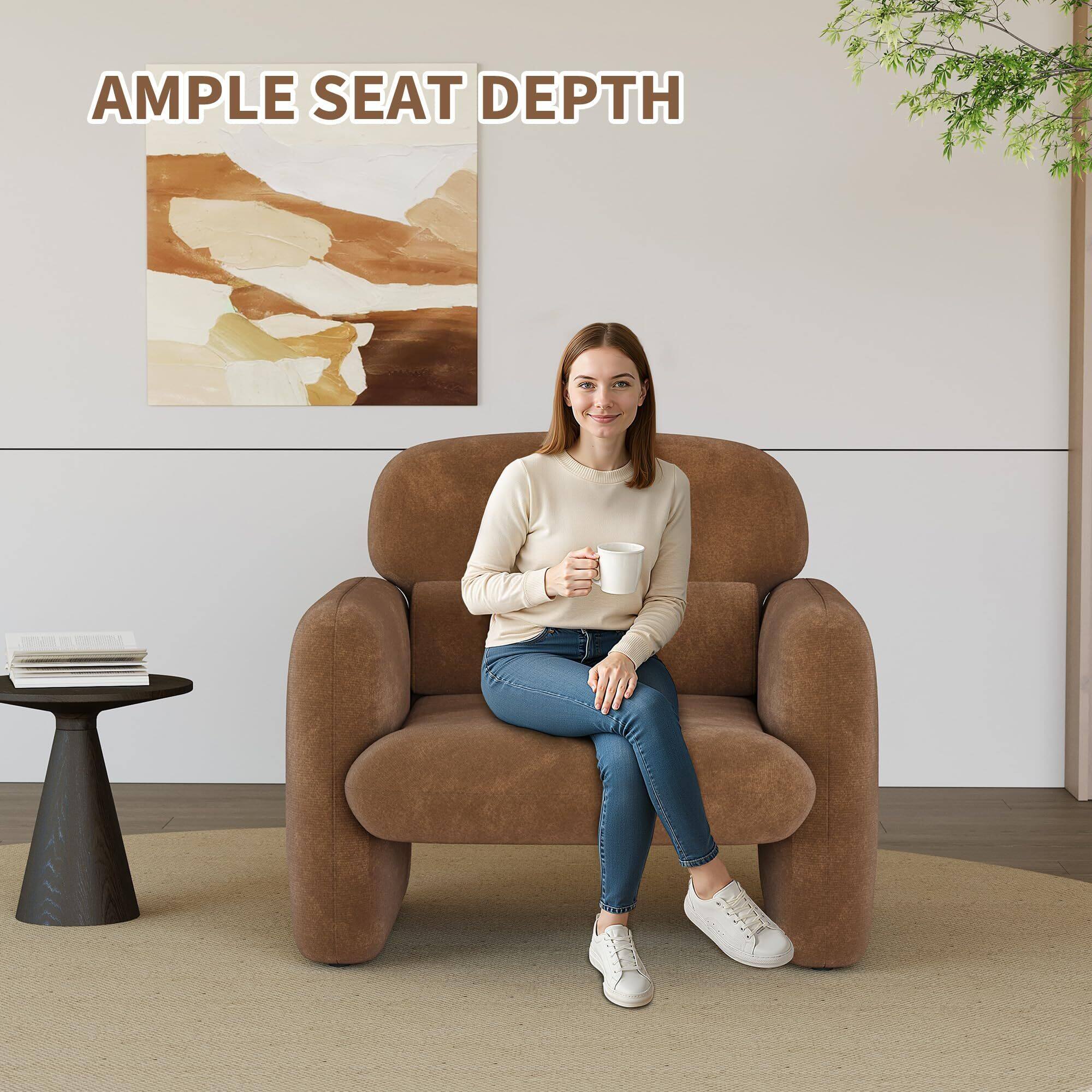 AMPLE SEAT DEPTH