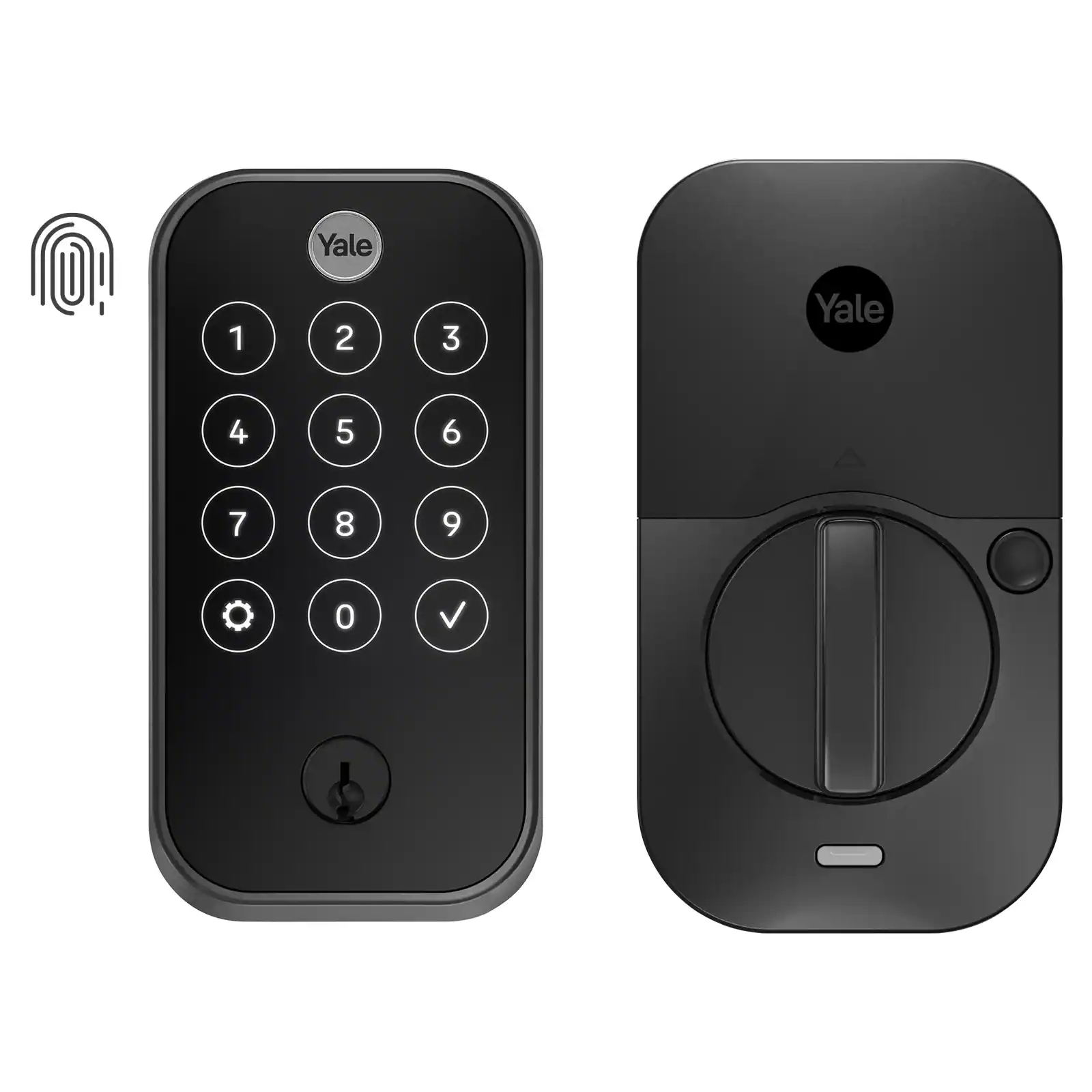 Yale - Assure Lock 2 Touch with Wi-Fi and Norwood Lever - Black Suede