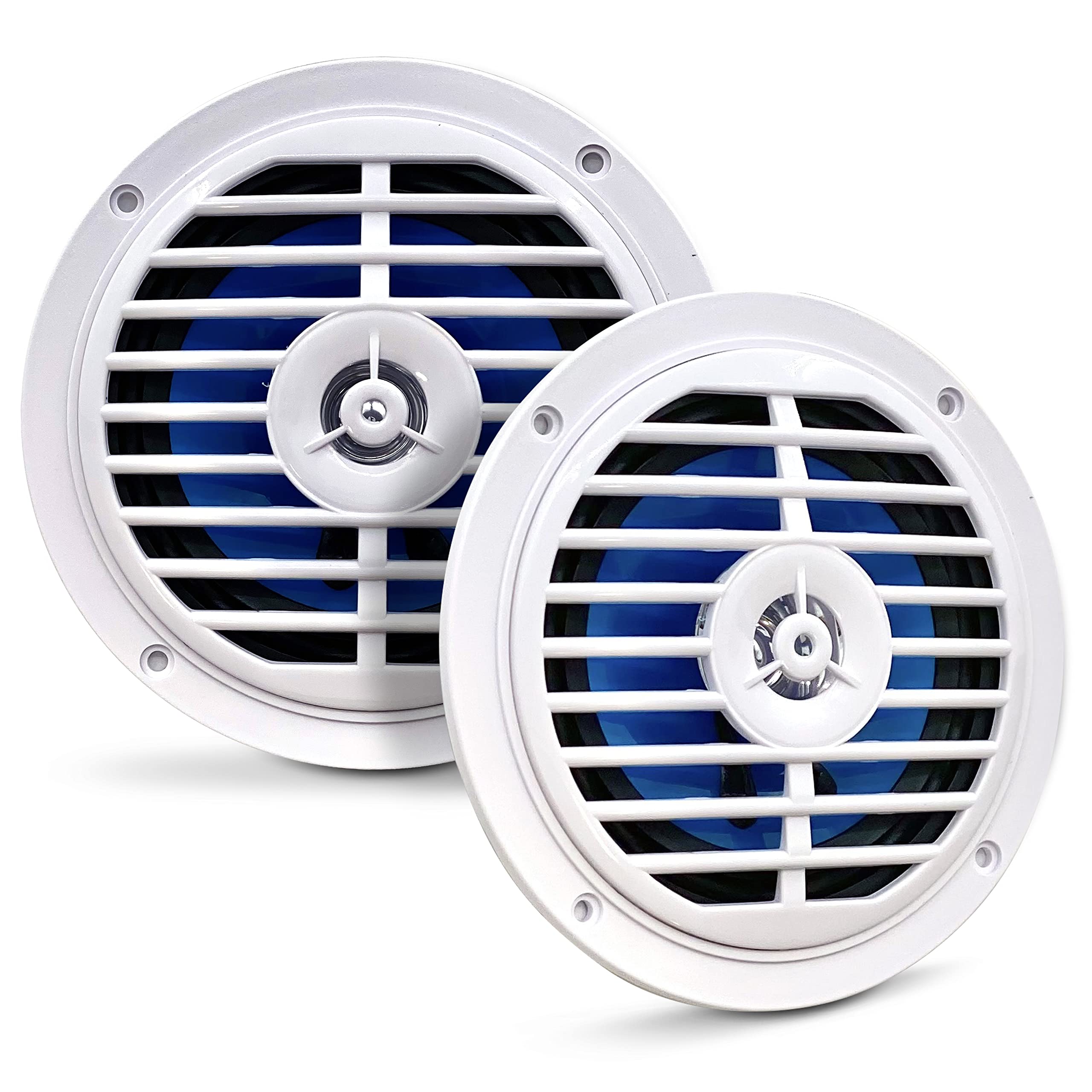 Front. Pyle - Pyle 5.25 Inch Dual Marine Speakers - 2 Way - None.