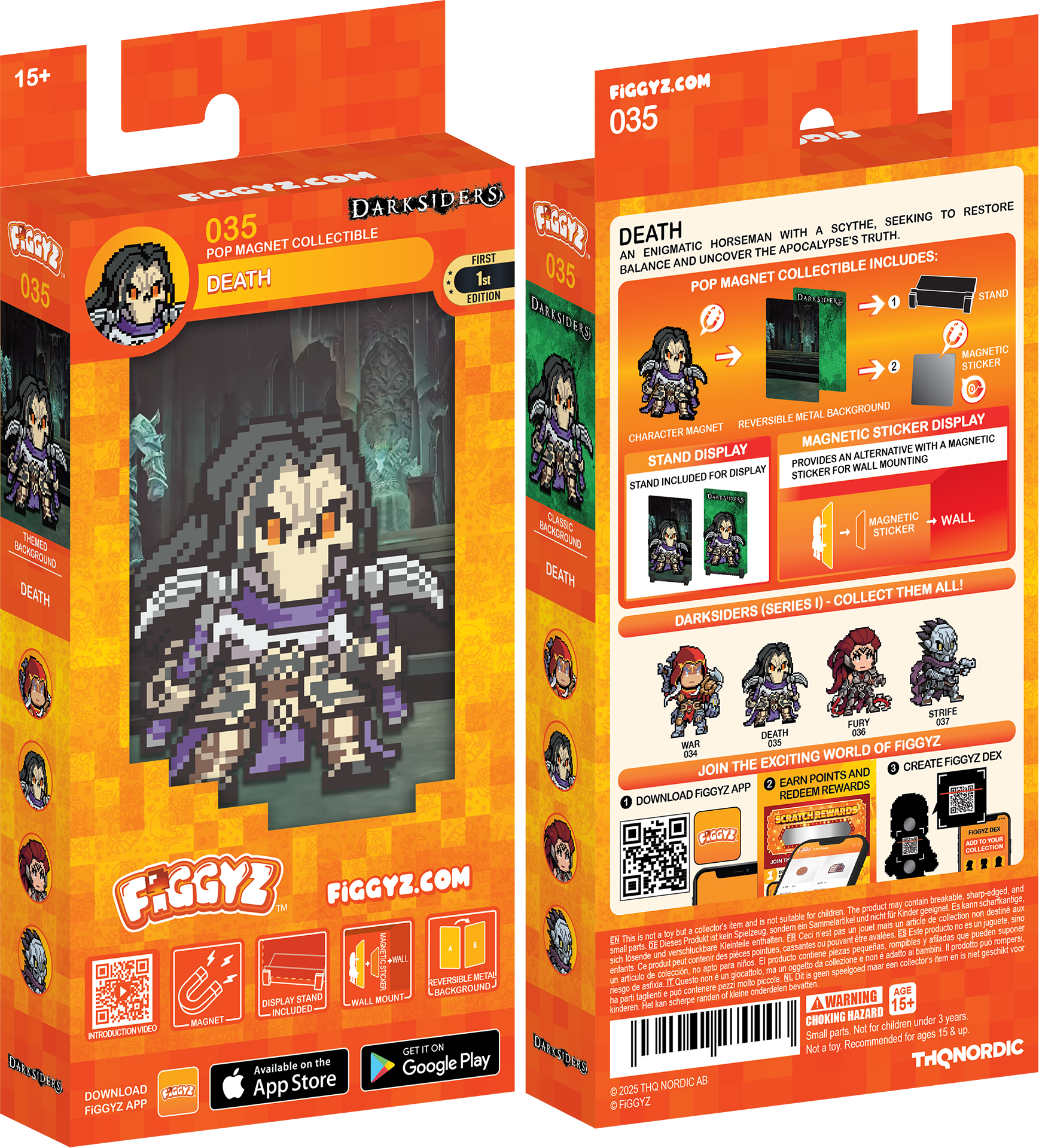 15+ FIGGYZ.COM  
035  
FGGYZ 035  
DARKSIDERS RESTORE SCYTHE SEEKING 035 COLLECTIBLE GAGGY2 DEATH HORSEMAN WITH TRUTH. POP MAGNET ENIGMATIC THE APOCALYPSE'S FRST AND UNCOVER INCLUDES:  
035 BALANCE COLLECTIBLE DEATH 1 POP MAGNET EDITION DRaCEr STAND MAGNETIC STICKER METAL BACKGROUND MAGNET REVERSIBLE STICKER DISPLAY CHARACTER MAGNETIC MAGNETIC DISPLAY ALTERNATIVE WITH STAND PROVIDES WALL MOUNTING DISP STICKER FOR INCLUDED FOR STAND THED OKOD DEATH CLASSIC SACKGROUNG DEATH MAGNETIC WALL STICKER THEM ALL!  
COLLECT DARKSIDERS (SERIES STRIPE FURY DEATH MR WORLD OF FIGGYZ EXCITING FIGGYZ DEX JOIN THE CREATE POINTS AND EARN REWARDS DOWNLOAD FIGGYZAPP REDCEM CLOCTE FAGGYZ FiGGYZ.COM  

DEATH  
AN ENIGMATIC HORSEMAN WITH A SCYTHE, SEEKING TO RESTORE BALANCE AND UN