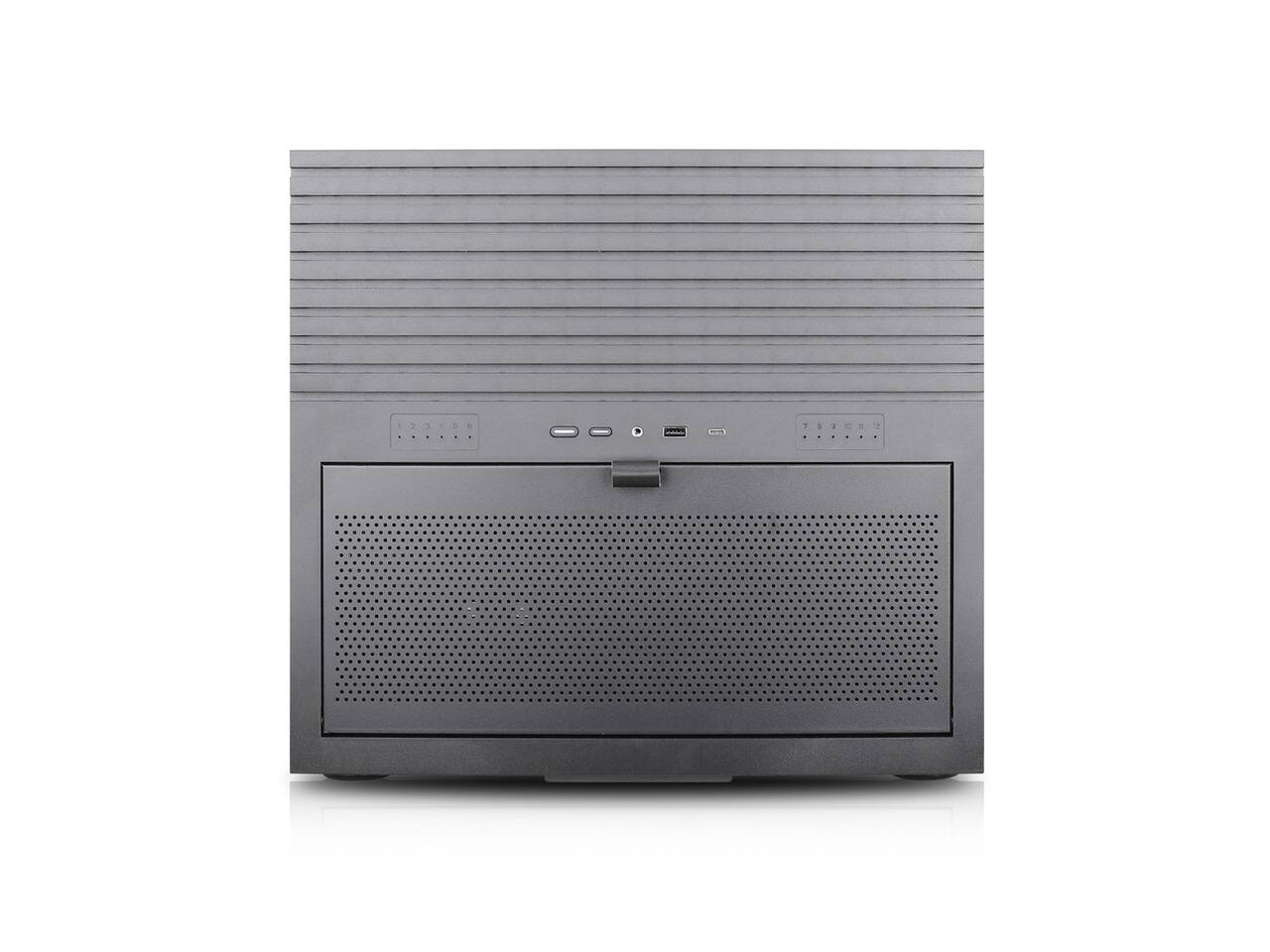 Alt View 2. Rosewill - Rosewill HEARTH NAS PRO MAX | 12x3.5" HDD, 6x2.5" SSD | E-ATX/EEB | 360mm AIO | USB 3.2 Type-C - Black.