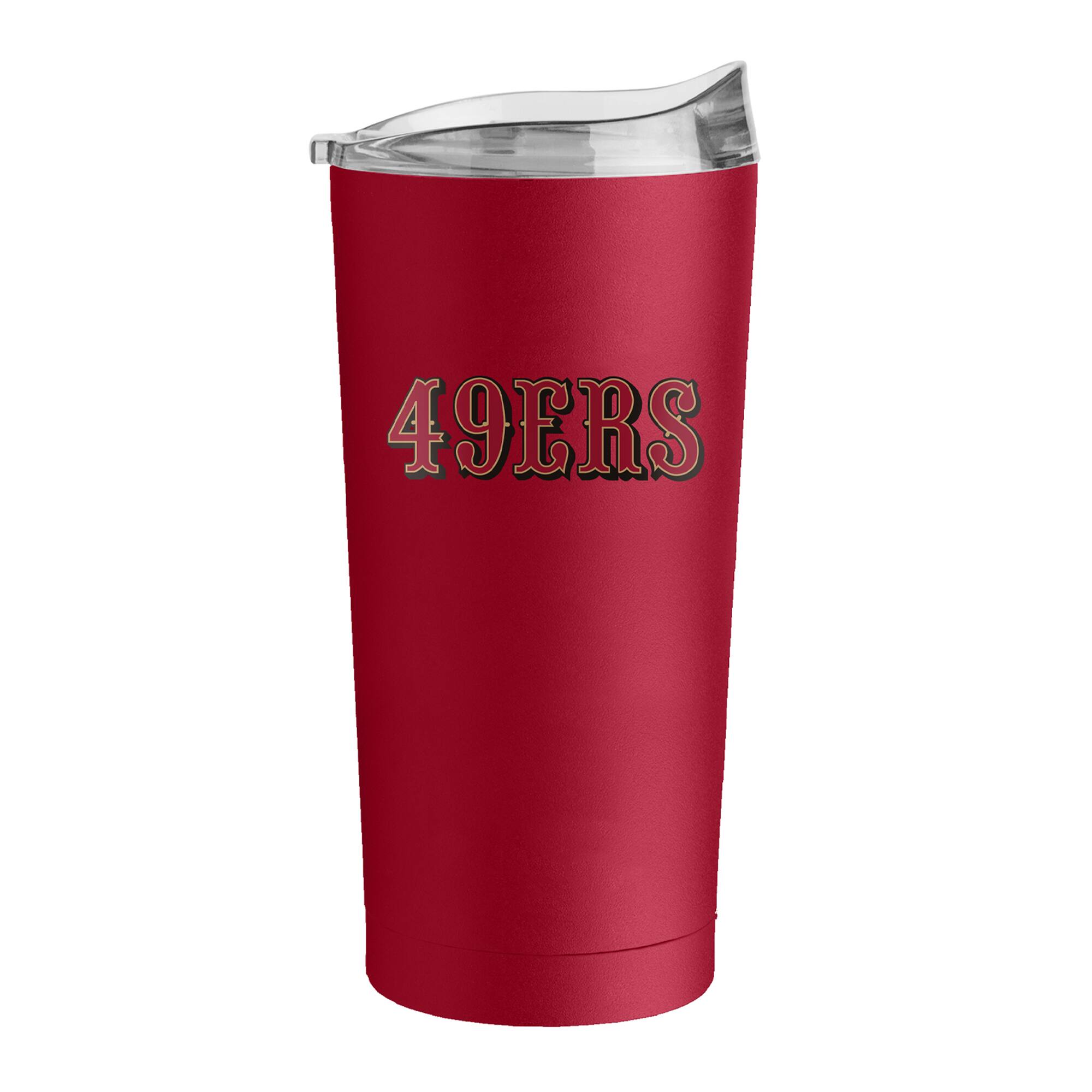 Alt View 1. Logo Brands - San Francisco 49ers 20oz. Flipside Powder Coat Tumbler - Multicolor.
