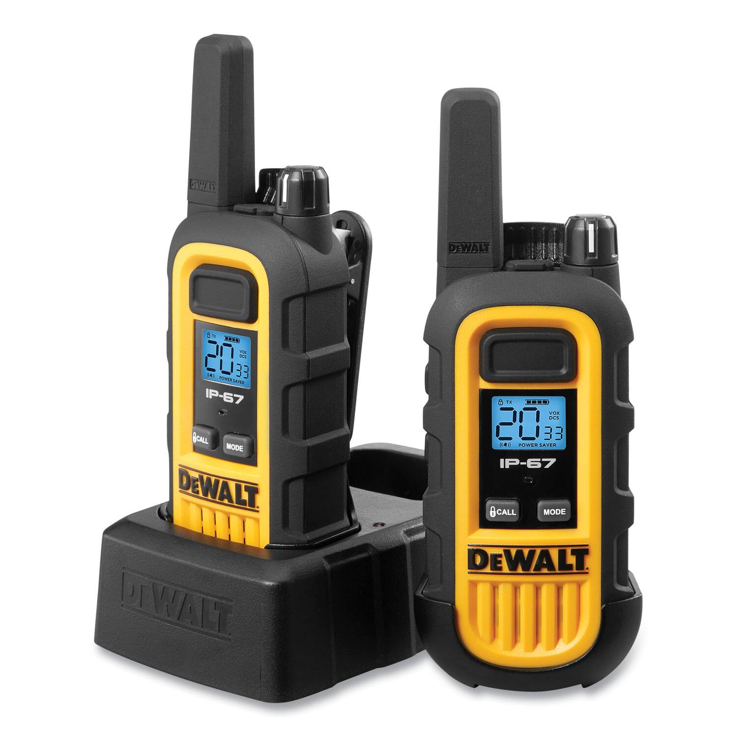 DEWALT IP-67  
20.33  
TX  
DCS  
(44) POWER SAVER  
CALL MODE  

DEWALT IP-67  
20.33  
TX  
DCS  
(44) POWER SAVER  
CALL MODE
