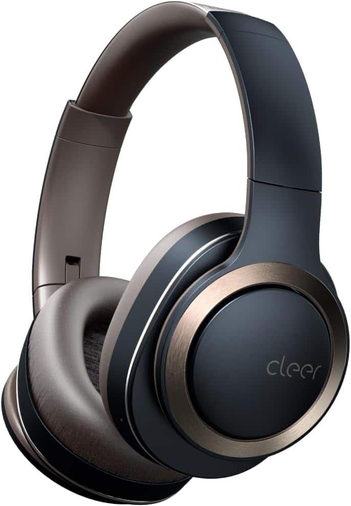Front. Cleer - Cleer Enduro ANC Bluetooth Headphones – Noise Canceling, 60Hr Playtime, Hi-Res Audio, Ambient EQ - Navy.