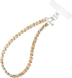 VELVET CAVIAR - Phone Charm Wristlet - Nude Leather