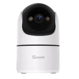 SONOFF - Smart Indoor Home Smart Security Camera with Smart Night Vision and Works with Alexa and Google Home - White and Black