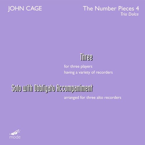 Trio Dolce - Three Solo for Three Voices   - COMPACT DISCS [CD] price history on PriceWatchPro