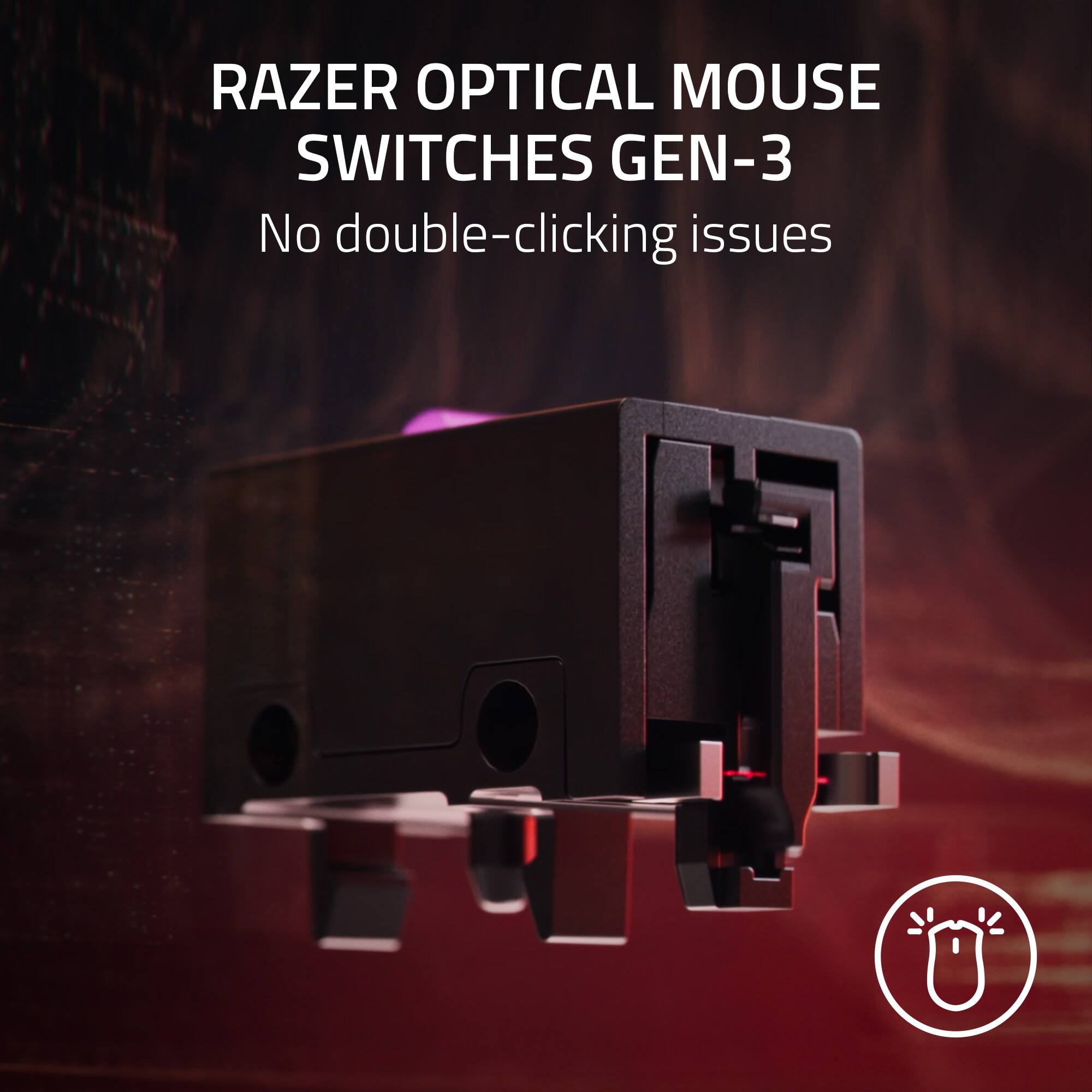 RAZER OPTICAL MOUSE SWITCHES GEN-3 No double-clicking issues