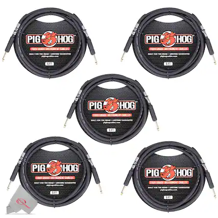 PIG HOG TOUR GRADE INSTRUMENT CABLES
BUILT FOR THE ROAD - LIFETIME GUARANTEE
pighogcables.com
6FT