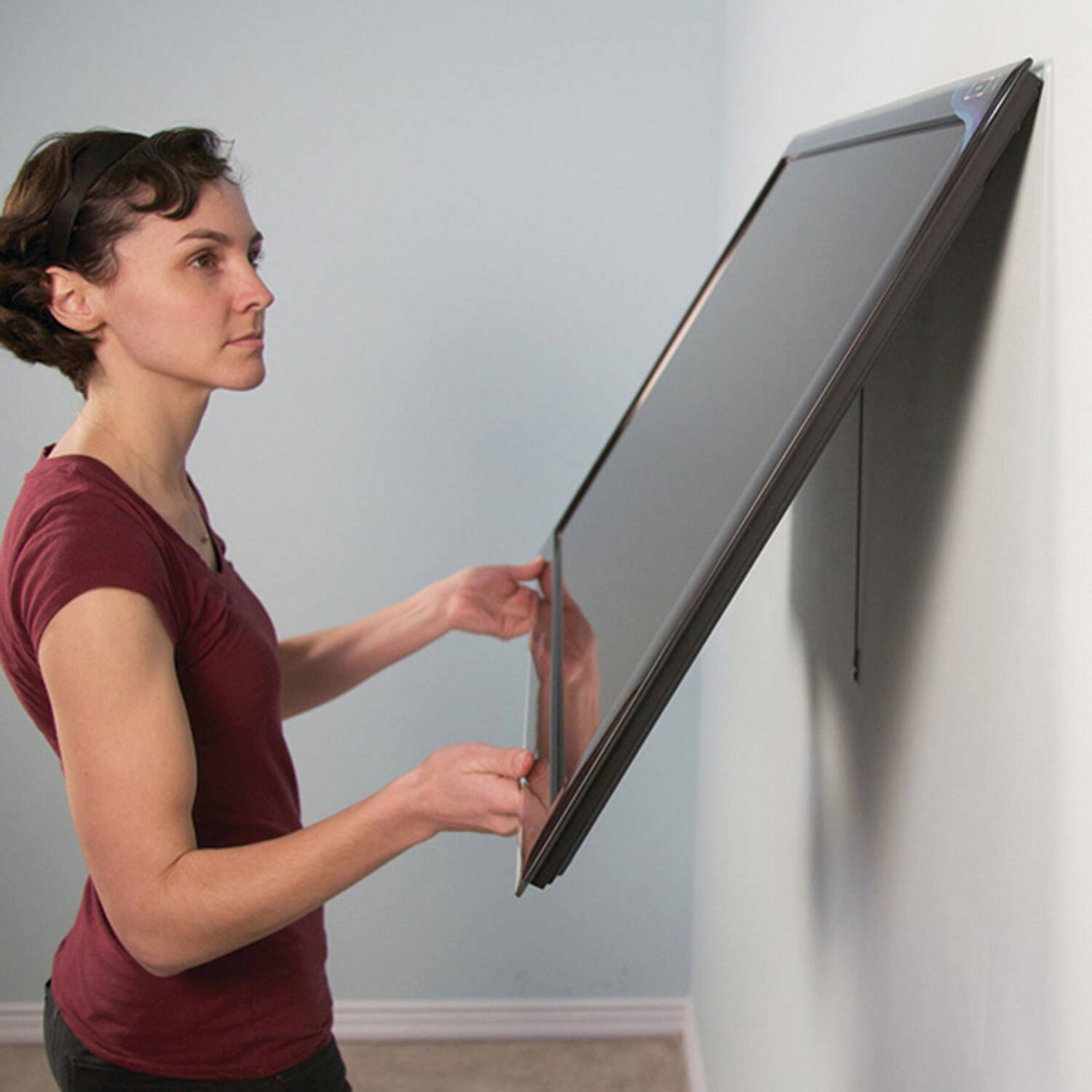 Alt View 1. Hangman - Hangman S2060-sf 32-in. To 80-in. Simple Flat Panel Mount With Stud Finder - Black.