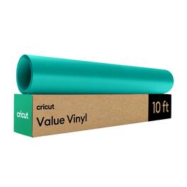 Cricut - Permanent Matte Value Vinyl - 12 in x 10 ft - Teal