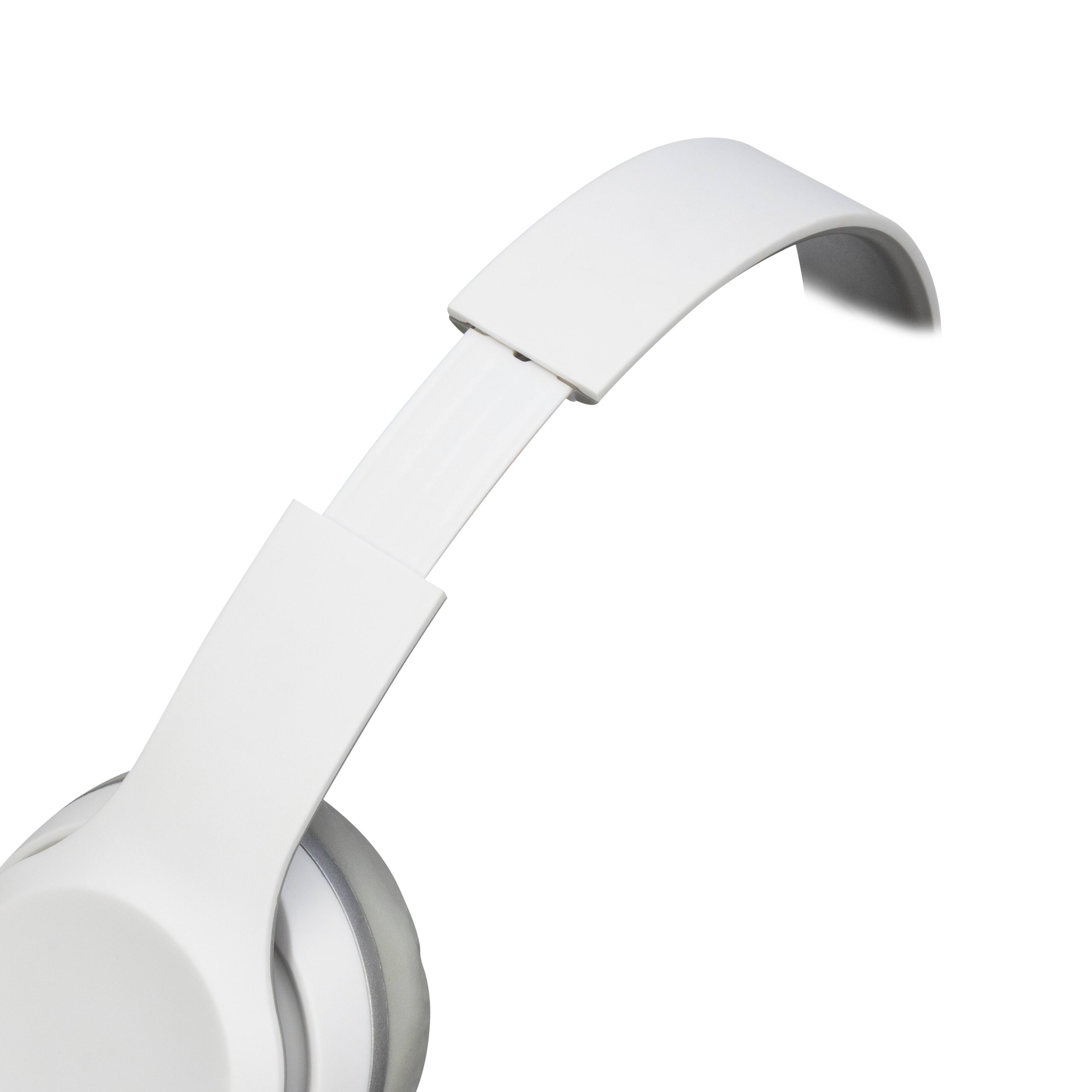Alt View 4. iLive - iLive 40mm Driver Headphones, White, IAH57W.