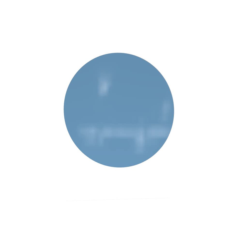 Front. Ghent - REMOVE - Coda Low Profile Circular Magnetic Glassboard, 24 x 24, Denim Surface.