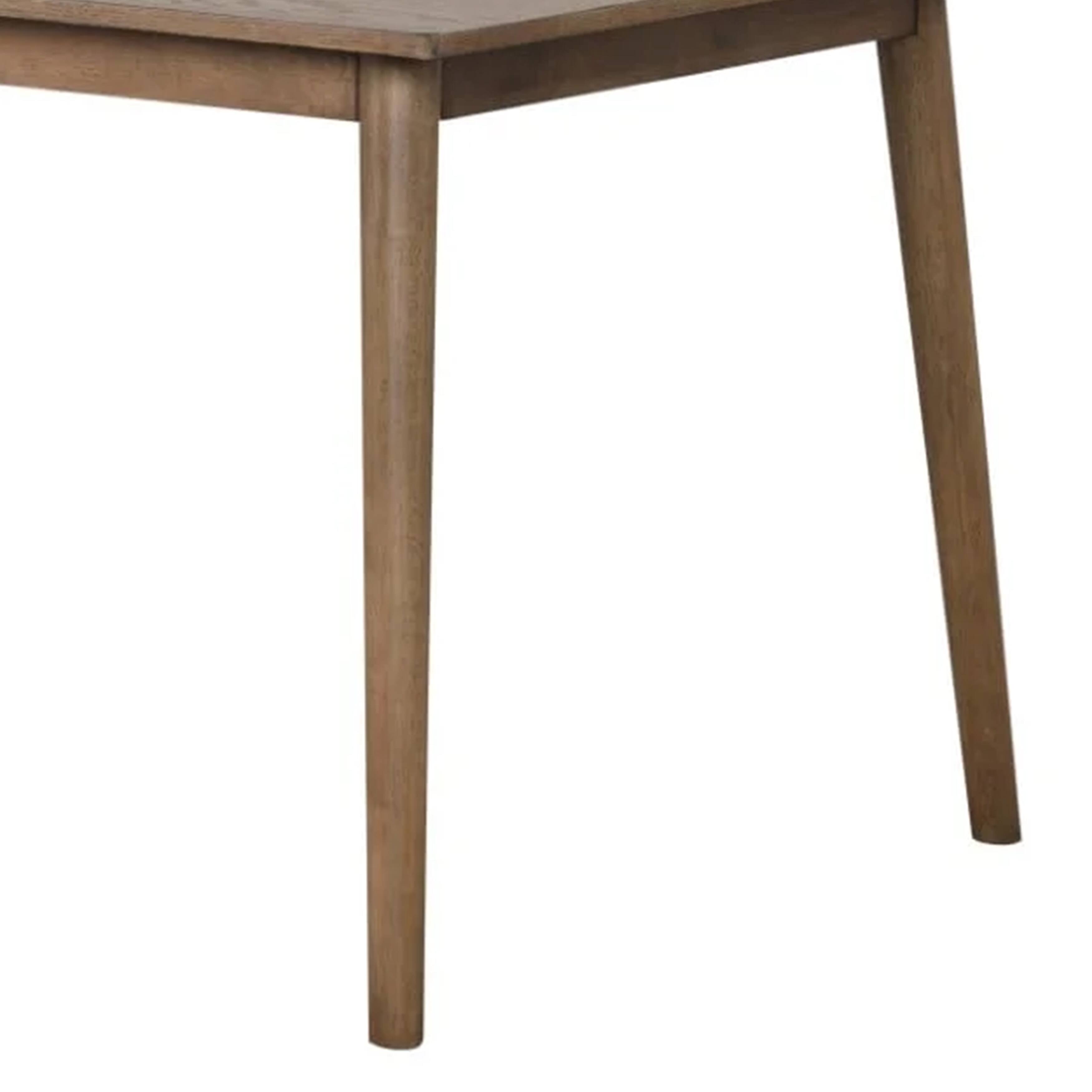 Alt View 3. Manhattan Lane - Baylee Rectangular Dining Table, Straight Legs, 60 Inch Walnut Wood - Walnut Brown.