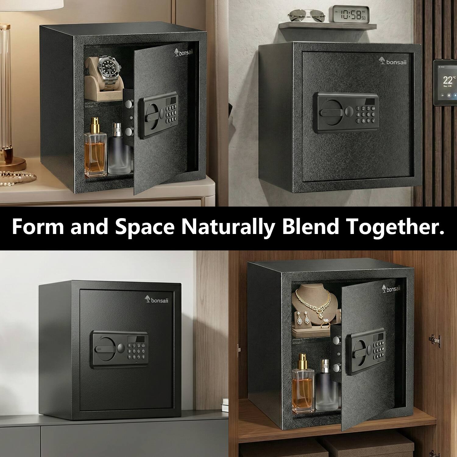 Form and Space Naturally Blend Together.