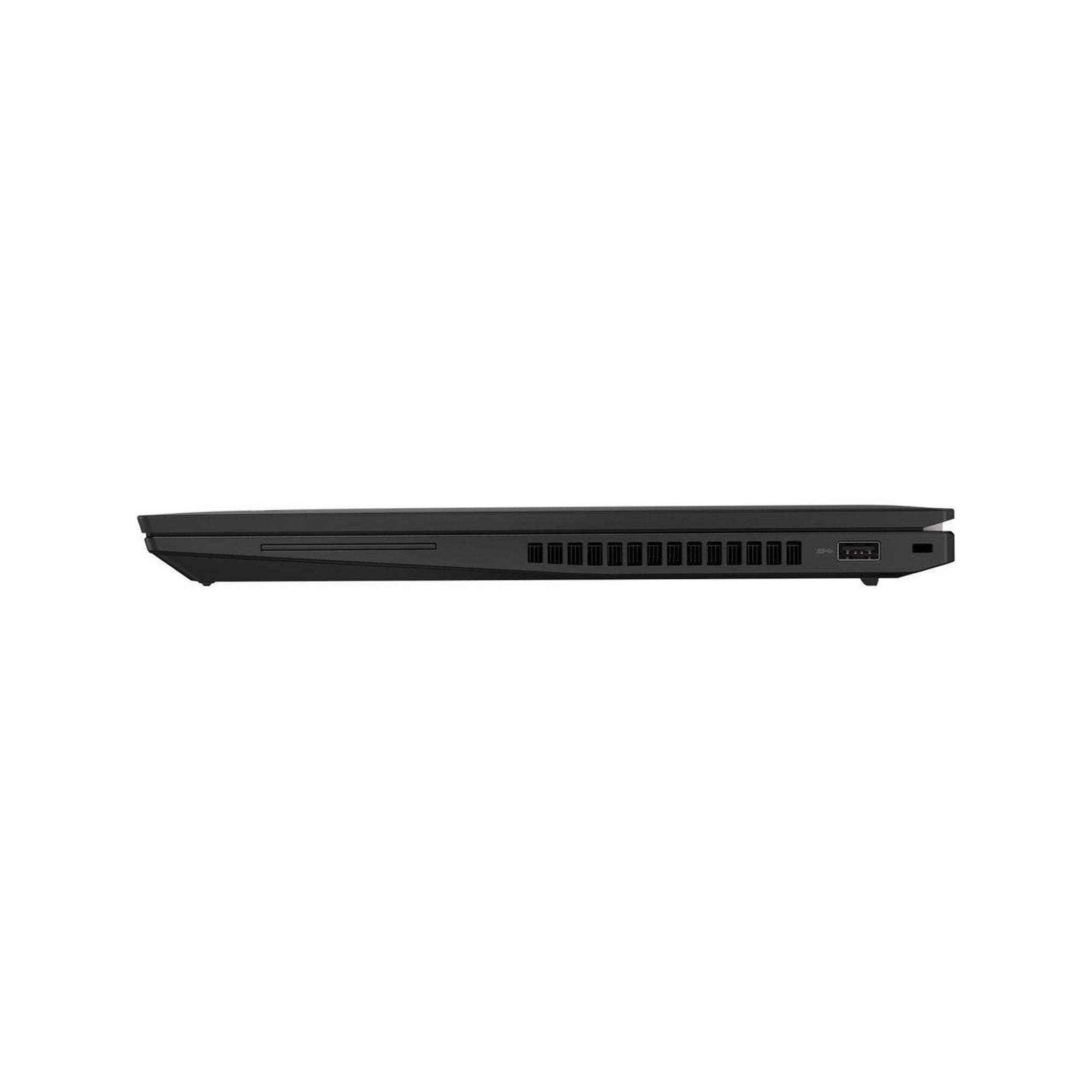 Back. Lenovo - Lenovo ThinkPad T16 Gen 1 Laptop: 16" FHD+, Core i5-1240P, 32GB, 512GB, W11 - Black.