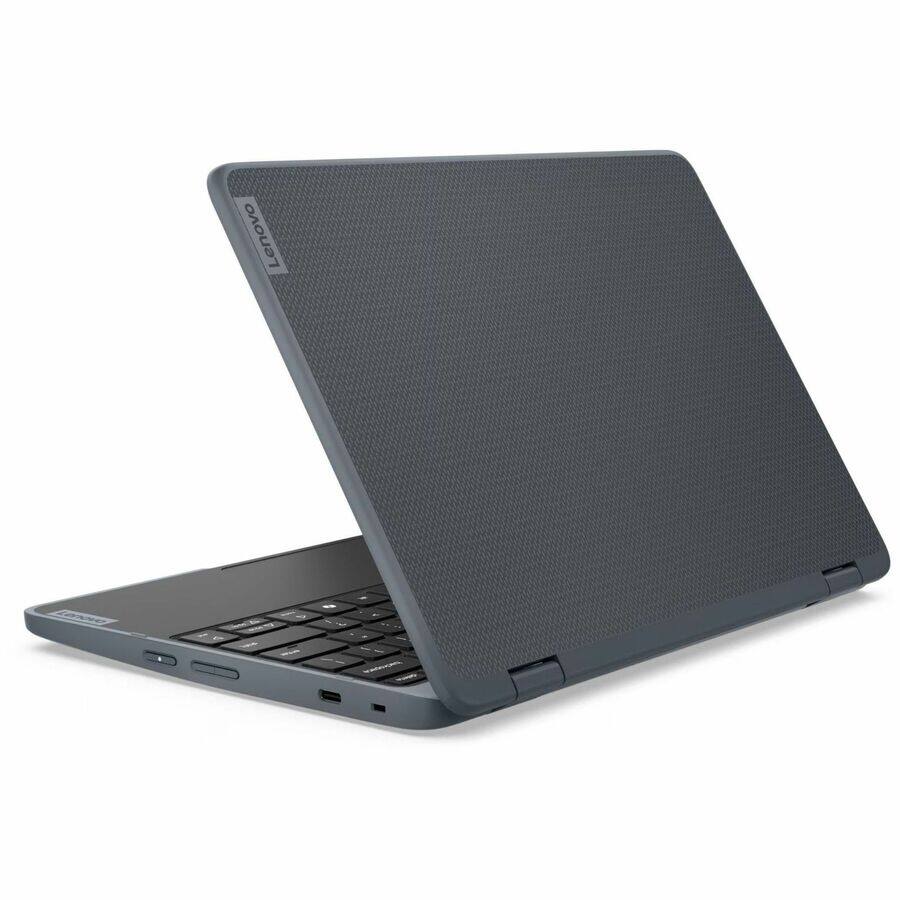Alt View 8. Lenovo - Lenovo 300w Gen 5 83LF0005US 11.6" Touchscreen Convertible 2 in 1 Notebook - HD - 60 Hz - Intel N-Series N150 - 8 GB - Gray.
